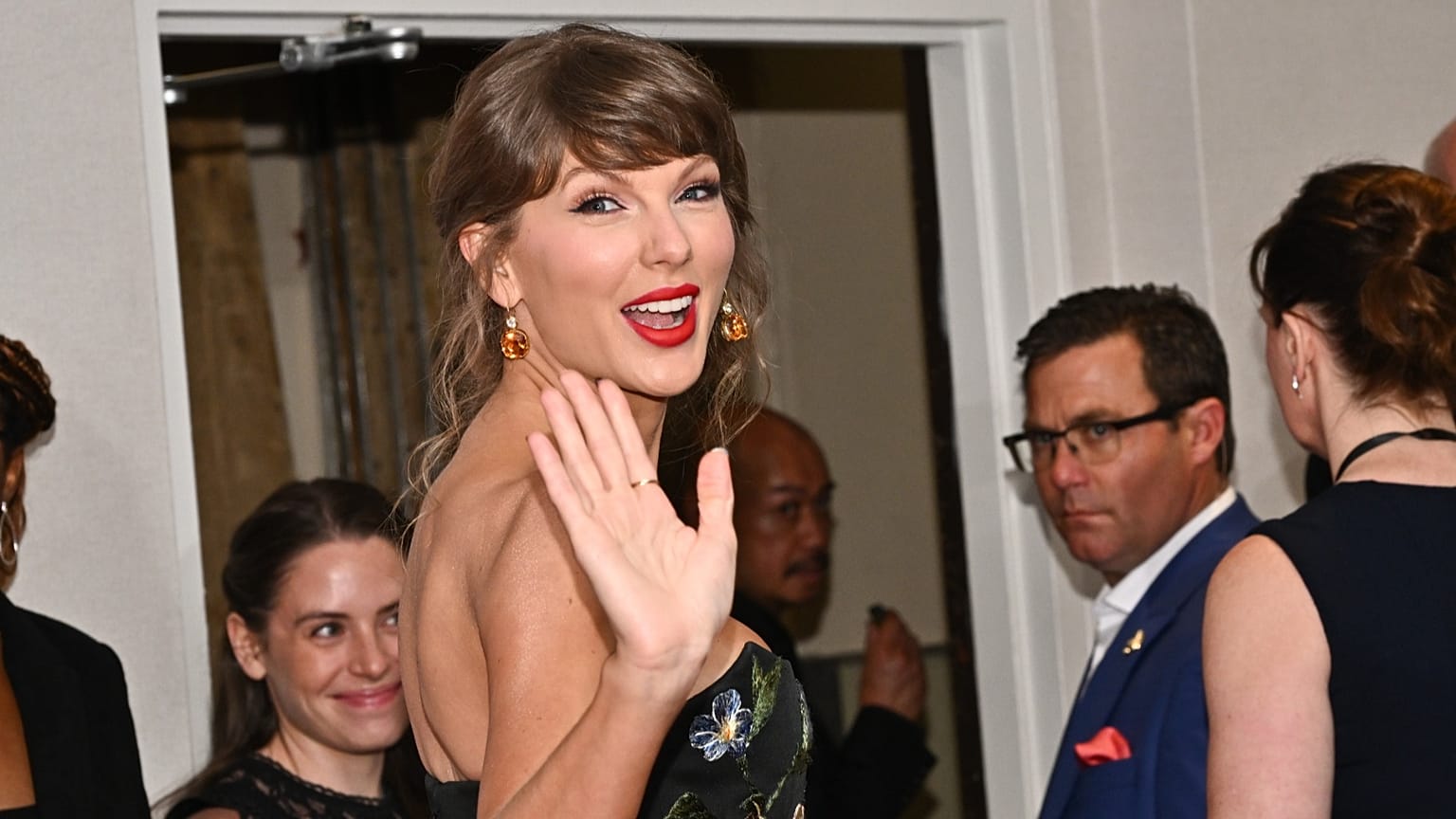 Taylor Swift nimmt am Donnerstag, 11. Juni 2026, in New York an der 55. Songwriters Hall of Fame Induction and Awards Gala im Marriott Marquis Hotel teil.
