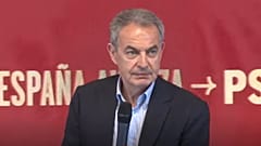 Zapatero durante un acto del PSOE.