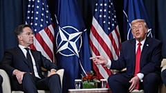 NATO Secretary General Mark Rutte and US President Donald Trump.