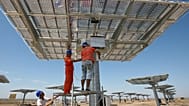 Chinese companies are global leaders in clean technologies like solar panels.