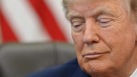 US President Donald Trump pictured in the Oval Office of the White House, 11 June, 2026