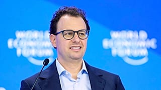 Dario Amodei, CEO and co-founder of Anthropic, attends the annual meeting of the World Economic Forum in Davos, 23 Jan 2025.