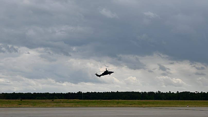 Ein Hubschrauber bei der ILA, 13.06.2026
