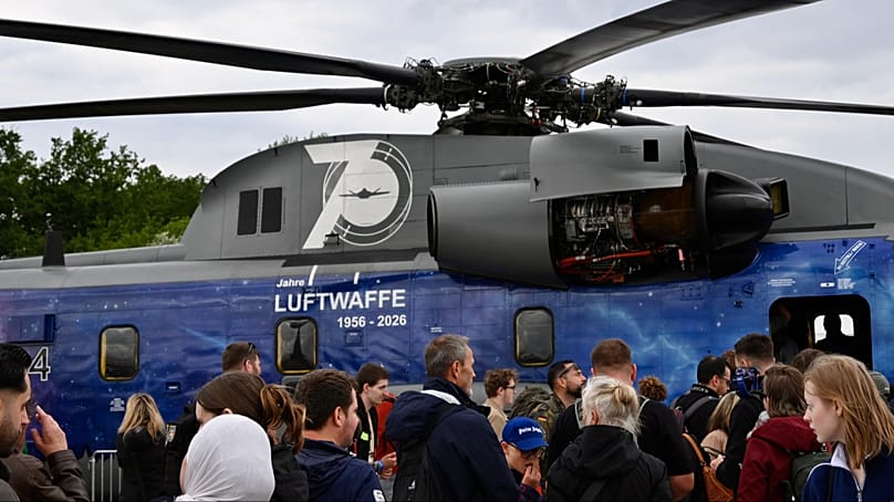 Ein CH-53-Hubschrauber der Luftwaffe, 13.06.2026
