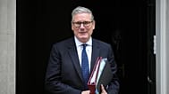 Britain's Prime Minister Keir Starmer leaves 10 Downing Street to attend the weekly session of Prime Minister's Questions in parliament in London, Wednesday, 10 June 2026.