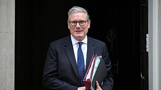 Britain's Prime Minister Keir Starmer leaves 10 Downing Street to attend the weekly session of Prime Minister's Questions in parliament in London, Wednesday, 10 June 2026.