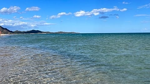 Villasimius beach in Sardinia
