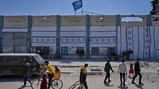Az UNRWA segélyközpontja Gázában