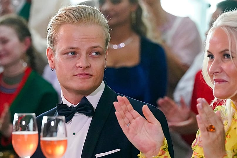 ARŞİV - Marius Borg Hoiby ve Veliaht Prenses Mette-Marit, 16 Haziran 2022.