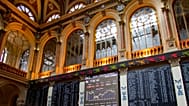 Image d’archive de la Bourse espagnole avec l’indice sélectif Ibex 35