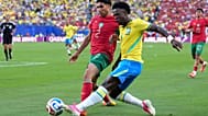 Hakimi y Vinícius, dos de los protagonistas involuntarios de la polémica con el español.