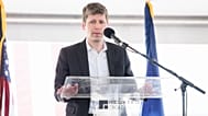 OpenAI-Chef Sam Altman spricht bei der Grundsteinlegung des Rechenzentrums Barn in Saline Township, Michigan, am 1. Juni 2026