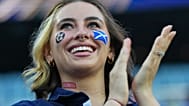 A Scotland fan reacts ahead of the World Cup Group C soccer match between Haiti and Scotland in Foxborough, Mass., near Boston, Saturday, June 13, 2026.