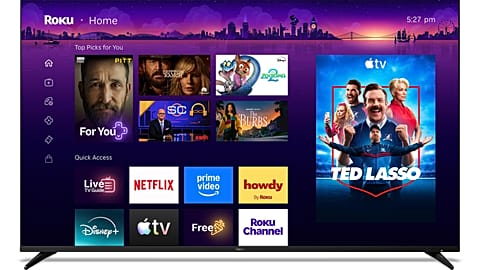 Roku home screen (file photo)