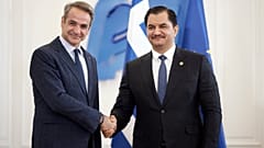 Κυριάκος Μητσοτάκης και Σαντάμ Χαφτάρ