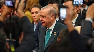 Cumhurbaşkanı Recep Tayyip Erdoğan, Antalya Diplomasi Forumu'nun açılış töreninde, 17 Nisan 2026.