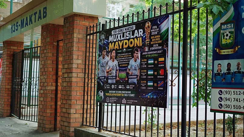 School where the match will be screened