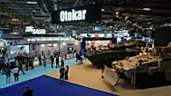 Vue d'ensemble du parc des expositions d'Eurosatory, le salon de la défense et de la sécurité, à Villepinte, près de Paris, le lundi 15 juin 2026. 