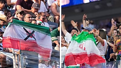 جو ورزشگاه در بازی ایران و نیوزیلند