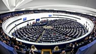The European Parliament hemicycle.