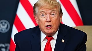 الرئيس الأميركي دونالد ترامب في قمة مجموعة السبع في إيفيان ليبان بفرنسا، 16 يونيو/حزيران 2026