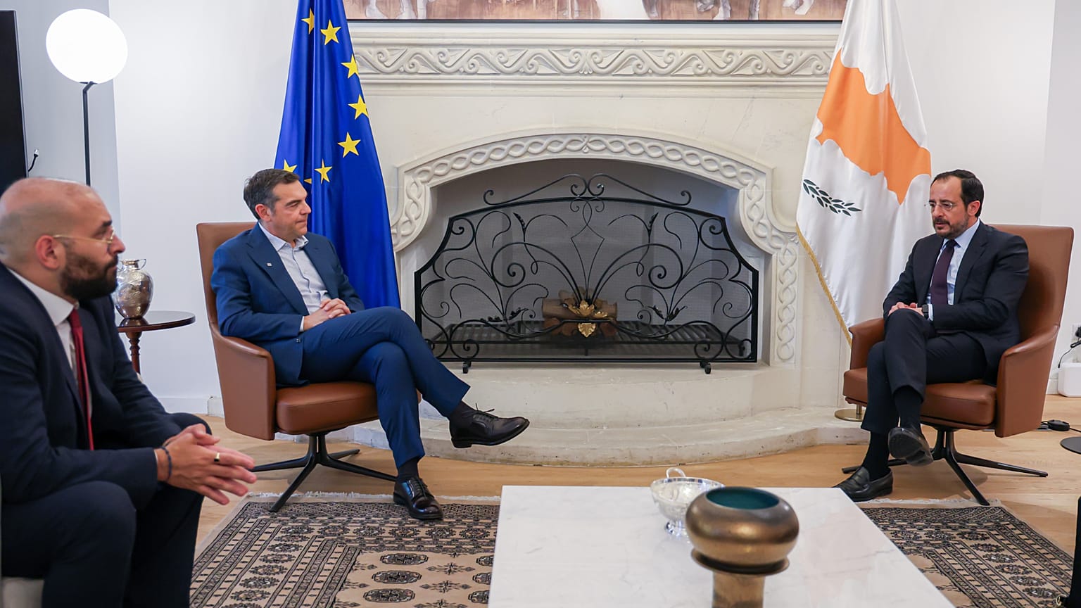 Αλέξης Τσίπρας και Νίκος Χριστοδουλίδης