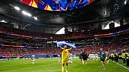 Il portiere di Capo Verde Vozinha festeggia 