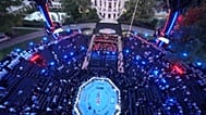 People arrive for UFC Freedom 250 fights on the South Lawn of the White House, Sunday, June 14, 2026, in Washington.