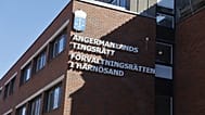 Exterior view of Angermanlands district court in Harnosand, 10 April, 2026