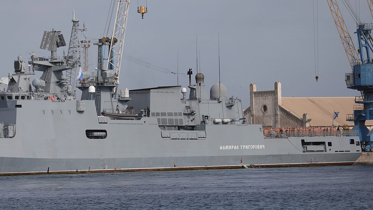 Archivio dell'Admiral Grigorovich, fregata della marina russa