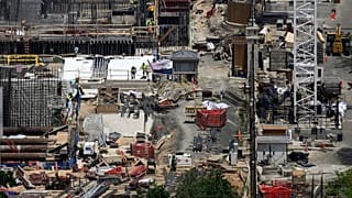 Construction continues on the ballroom at the White House in Washington, 6 June, 2026