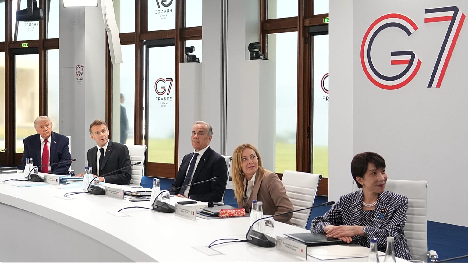 The G7 in Évian, France.