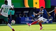 Kylian Mbappé lors du premier match de l'équipe de France à la Coupe du monde face au Sénégal (3-1), à East Rutherford, près de New York, aux États-Unis, le 16 juin 2026.