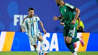 Lionel Messi ties the World Cup goals record with an incredible hat trick as Argentina tops Algeria
