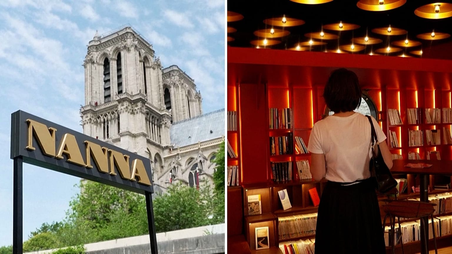Floating bookshop opens at Notre-Dame with talks, DJs and thousands of books