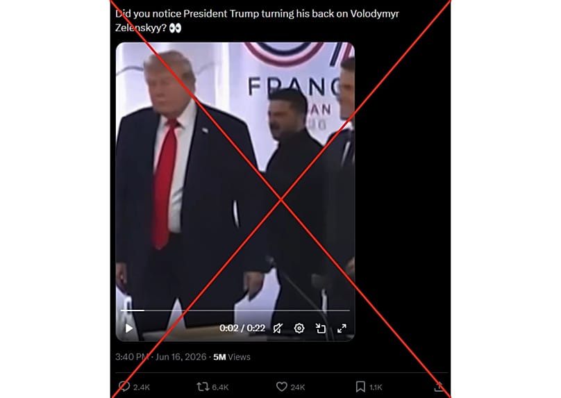 There's no evidence that Trump deliberately snubbed Zelenskyy