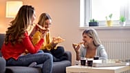 Sharing a home also means sharing microbes in your gut and mouth.