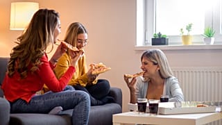 Sharing a home also means sharing microbes in your gut and mouth.