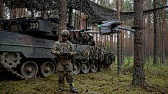 Ein Bundeswehrsoldat bei der Übung "Freedom Shield" in Litauen