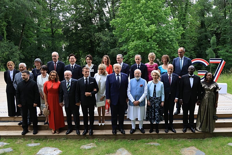 Les dirigeants du G7 élargi le 16 juin 2026 à Évian