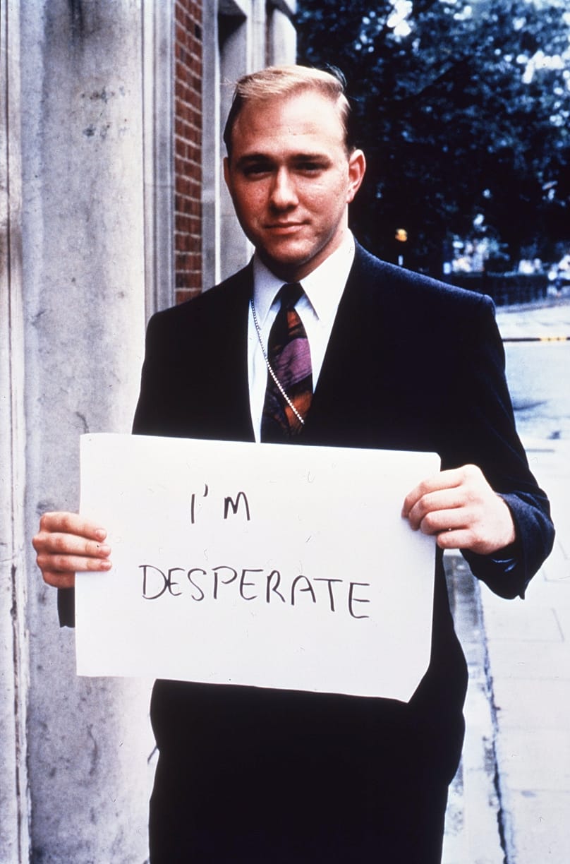 Gillian Wearing, Signs That Say What You Want Them  to Say and Not Signs That Say What Someone Else  Wants You to Say - I'm Desperate, 1992-1993 
