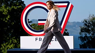 Giorgia Meloni "soddisfatta dei lavori" al G7 di Evian