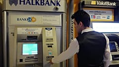 ARŞİV - Ankara'da bir Halkbank ATM'si, 16 Ekim 2019.