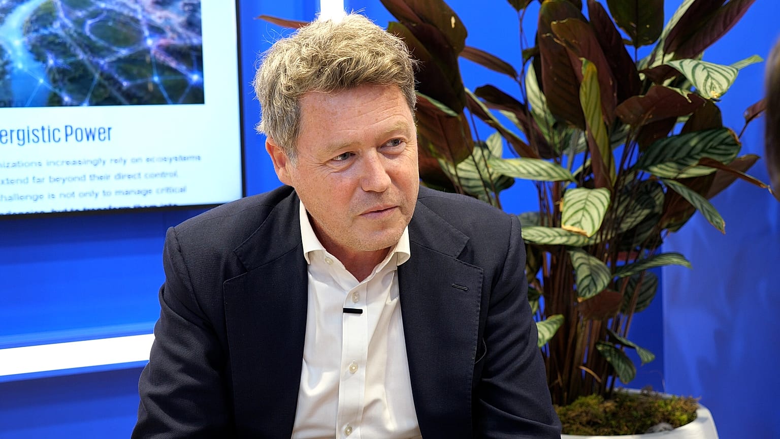 Mathieu Wallich-Petit, Leiter Clients & Markets bei KPMG Frankreich, auf der Vivatech in Paris