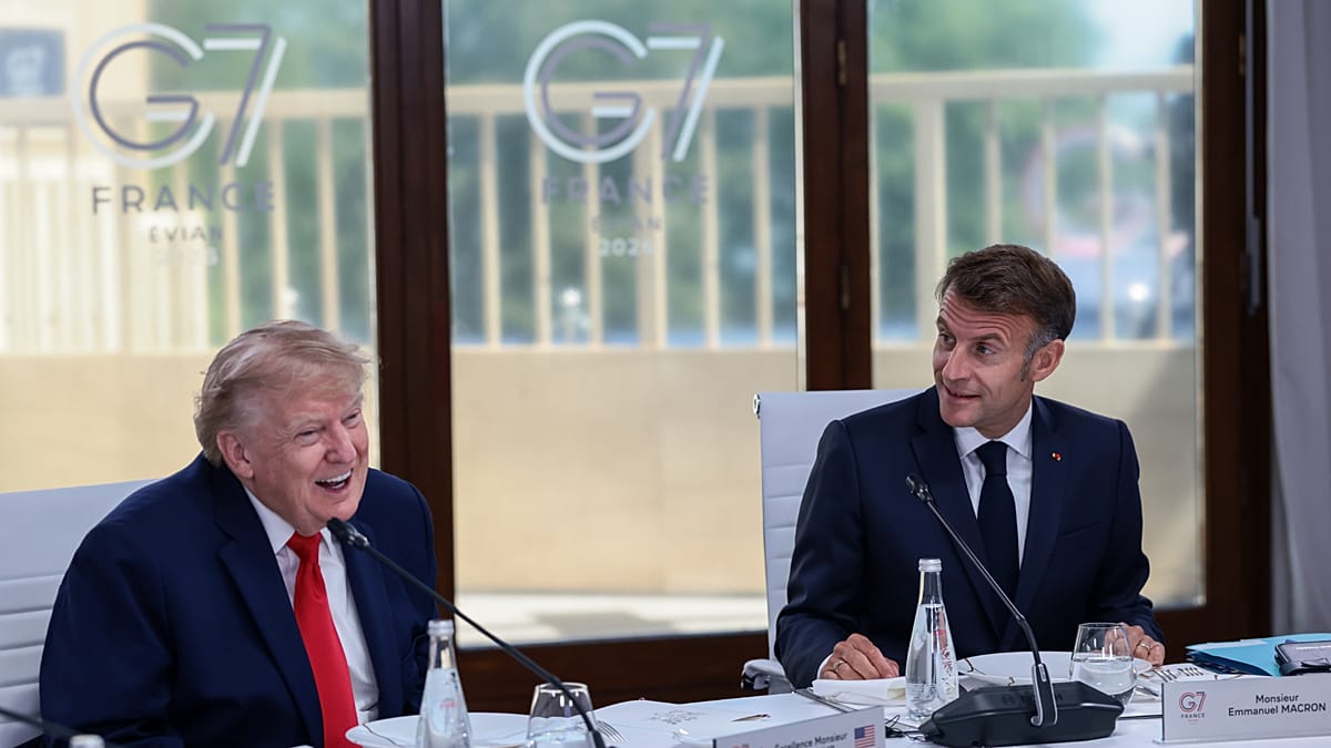 Europeans leave G7 feeling relieved, balancing self-interest and flattery to keep Trump in check