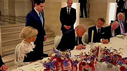 Watch: Moment Trump signs US-Iran agreement at Versailles