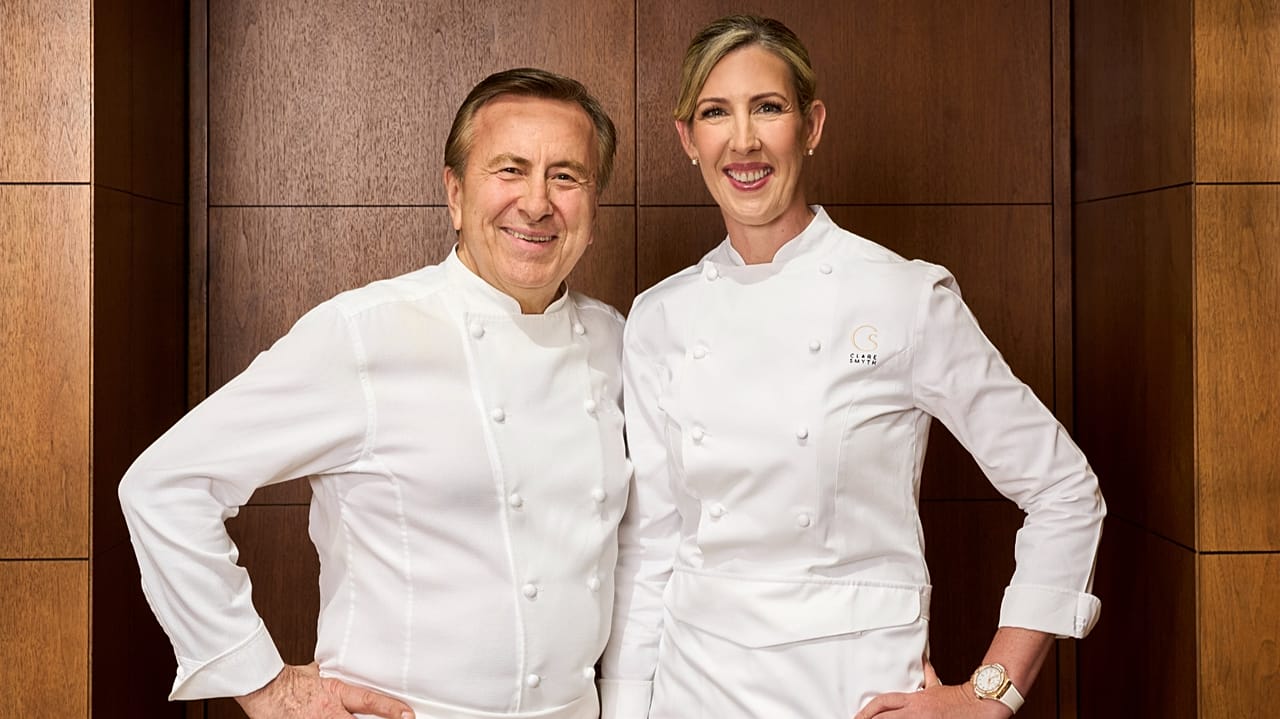 Chefs Daniel Boulud e Clare Smyth