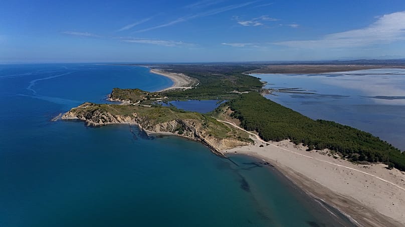 A view of Narta lagoon area, western Albania, Saturday, June 6, 2026.