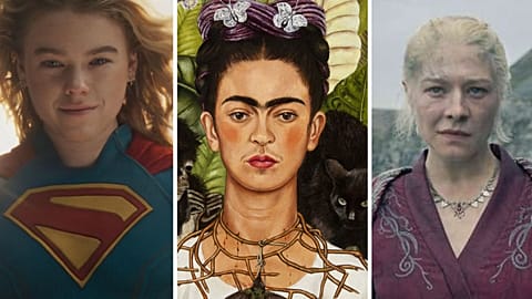 'Supergirl' - Diego Rivera , Portrait of Frida Kahlo c.1935 - 'House of the Dragon'.