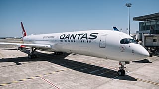 The Australian carrier has unveiled the first of its specially modified Airbus A350-1000ULR aircraft